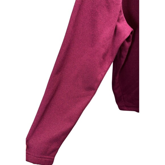 Adidas Zip Golf Jacket 2XL Women's Size Dark Pink 1/4 Zip Closure Logo - Picture 3 of 6